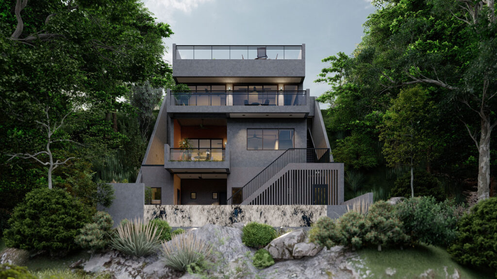 Sloping House 1 – MET Architectural Design